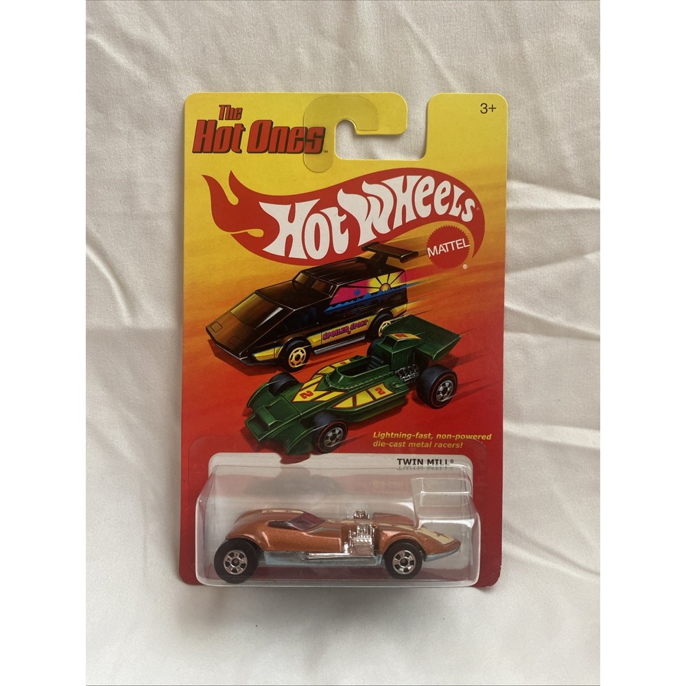 2011 Hot Wheels HW Twin Mill The Hot Ones Metal Racers Metalflake Copper W1559